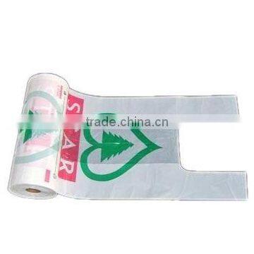 HDPE Vest bag on roll
