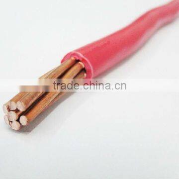 7 wire rigid copper 16mm2 pvc cable for electrical wiring 450/750v