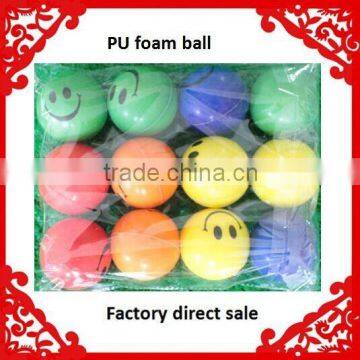 funny face stress balls factory 12pcs/bag