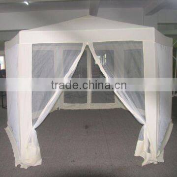 garden hexagonal gazebo with net XY-142