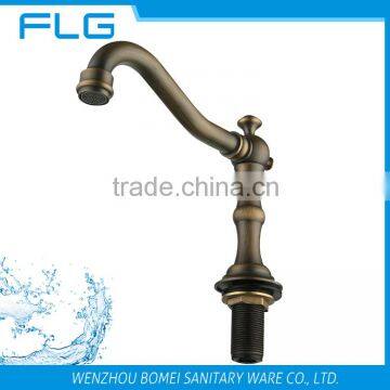 Classical Design Mixer Tap Double Handle Cold And Hot Water Antique Basin Bathroom Swivel Faucet FLG808