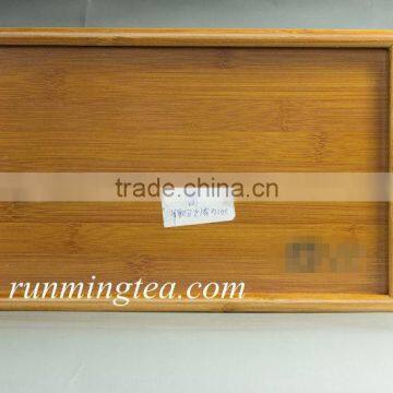 bamboo tray with logo