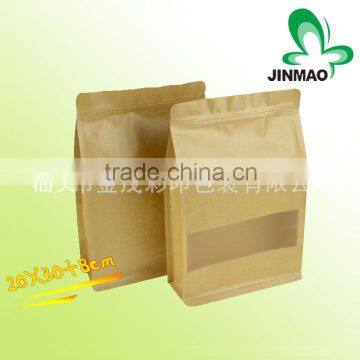 Stand Up Pouch 8 Sides Sealing Flat Bottom Bag