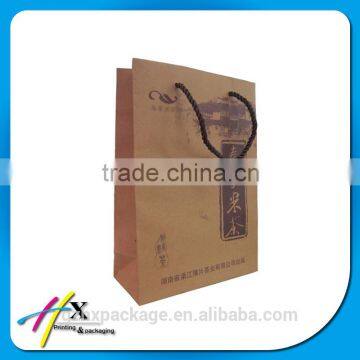 Custom Brown Kraft Paper Bag Shopping Paper Bag with Handles