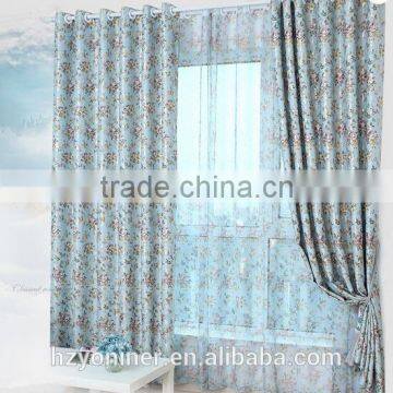 beautiful floral printing curtain with floral printing voile and printing sheer curtain best for upholstery decoration