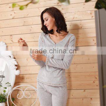 New Design Pajama Sets For Women Autumn&winter Women Lounge Wear Thicken Fleece Pajama Set photo-5