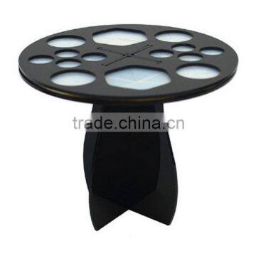 Red/white/black Acrylic Holder for Makeup Brush Tools Portable Makeup Brush Stand photo-4