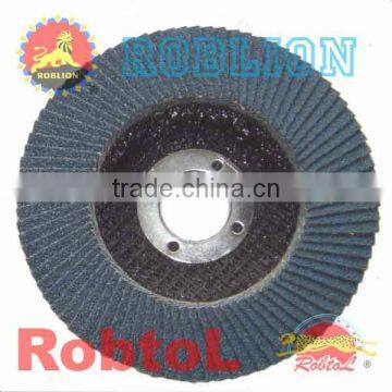 Zirconium Aluminium Flap Disc,With Fiberglass Backing Pad--FPAC