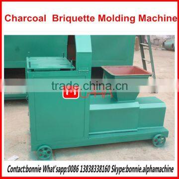 Hot selling home made biomass sawdust rice husk charcoal briquette press machine