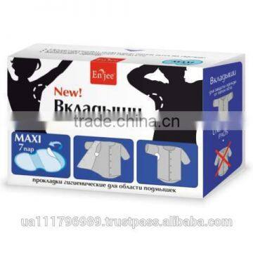 Underarm pads 7 pairs White