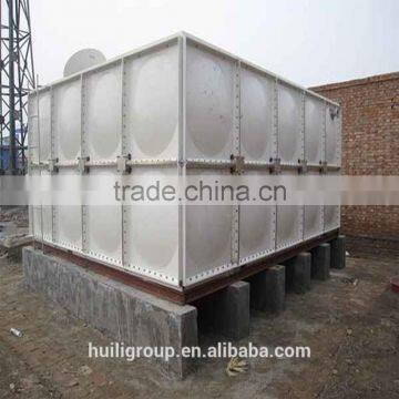 Good quality SMC FRP GRP sectional fiberglass water storage tank for fire control