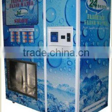 Automatic Cubic Ice and water Vending Machine