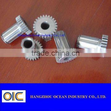 Powder metal gear shaft