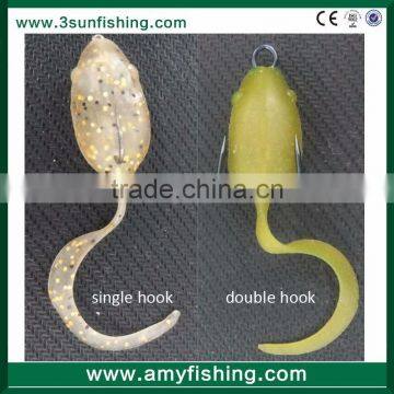 Tadpole frog soft lure