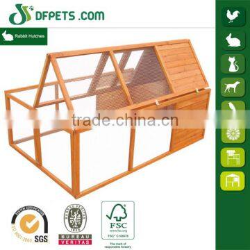 DFPETS DFR023 Easy Assemble Outdoor Folding Wooden Rabbit Cage