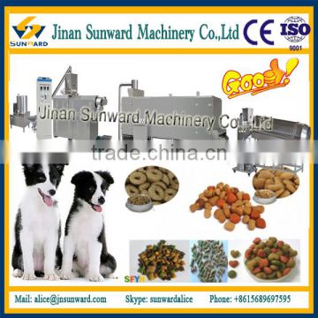 Multiple capacity dog feed extruder machine