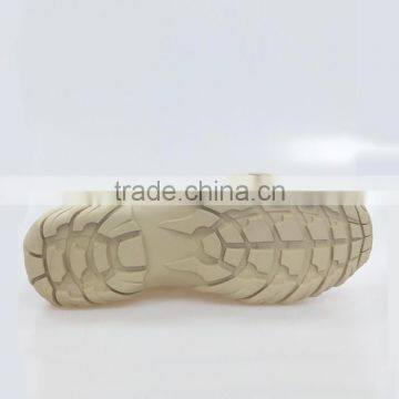 Beige Genuine Leather Breathable Tactical Boots photo-5