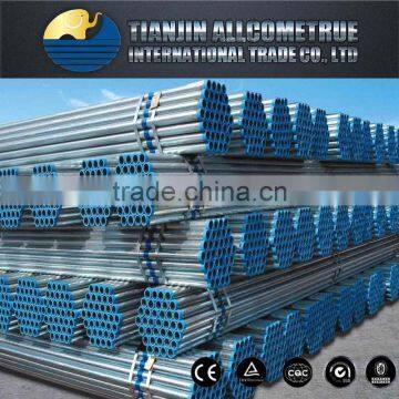 Q235B Tianjin allcometrue galvanised carbon steel pipes best price