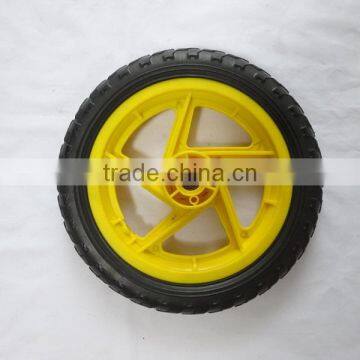 12 inch plastic EVA foam wheel/baby trolley wheel/baby stroller wheel