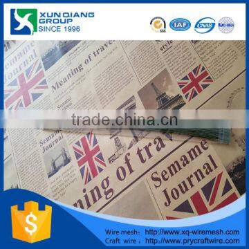 White 28GA Paper Covered Wire,floral Wire,36cm Length