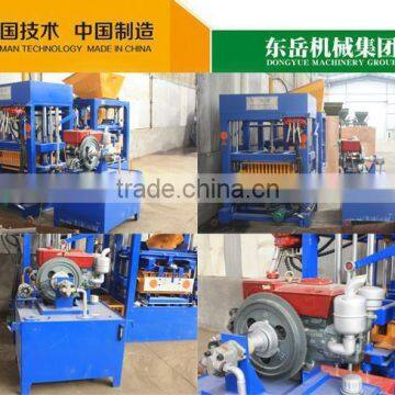 Dongyue Brand Multifunctional QT4-30 Diesel Engine Small Concrete Block Machine Price photo-2