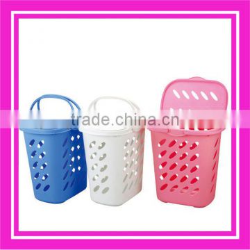 laundry basket with lid and handle