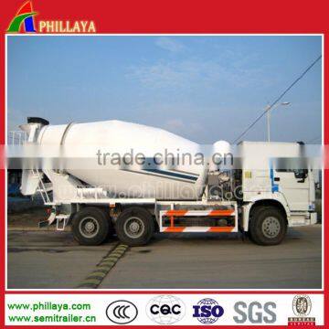 8 cubic meters concrete mixer truck semi trailer