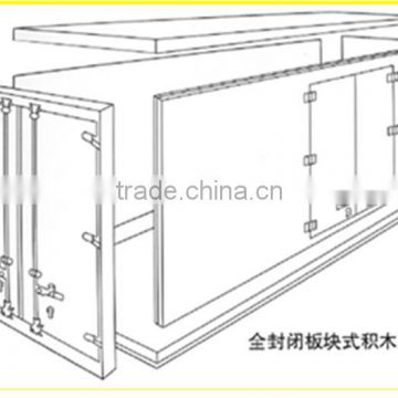 Shiny Finish Dry Cargo Truck Body Panel/reefer box truck body