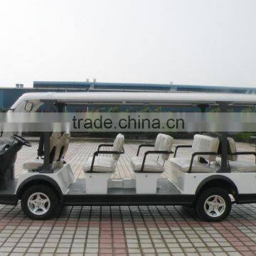 Latest 4 Wheels Battery Powered Sightseeing Car Electric Golf Cart Bus photo-2