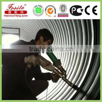 Large Diameter Black and White Plastic Polyethylene Pipe photo-3