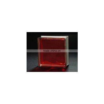 Red In-colored Glass Block with CE & ISO9001