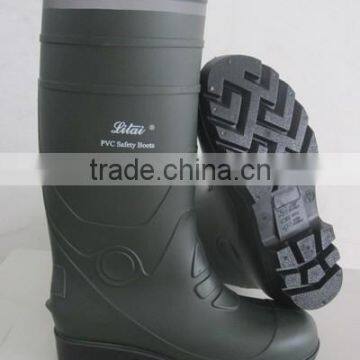 pvc industrial steel toe cap safety shoes