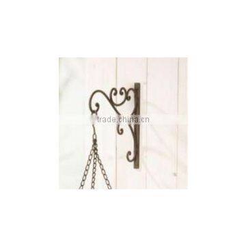 Garden Wall-Mounted Steel Hanging Flower Basket Bracket