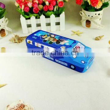 Kids gift cartoon printed tin box for pencil