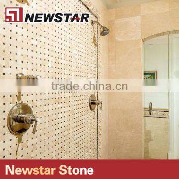 Newstar DIY Honed Marble Basketweave Mosaic Floor Bathroom Pattern Tile photo-6
