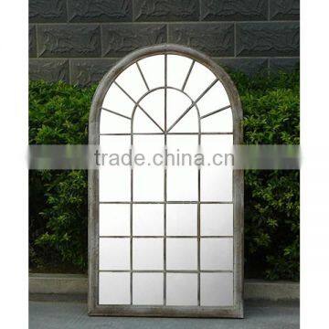 POWERLON Vintage Garden Iron Window Mirrors With Natural Beauty Reflection photo-2