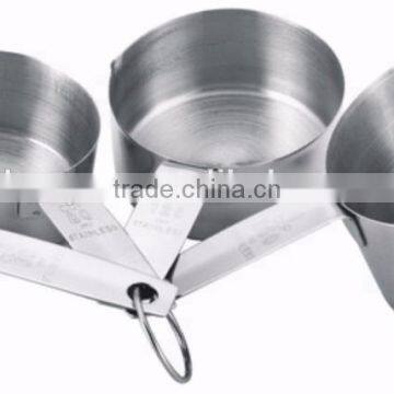 Top Quality 4pcs Stainless Steel Spoon Set Measuring Cup Spoon With Silicon Handle photo-3