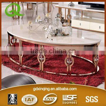 C386 Modern Design Living Room Furniture Marble Top Mdf End Table photo-4