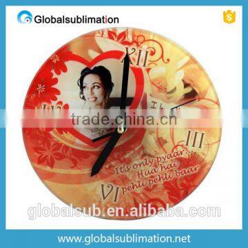 Sublimation Glass Clock Sublimation Glass Photo Picture Frame