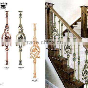 Luxury Design Indoor Color Coated Aluminum Stair Railing Baluster photo-5