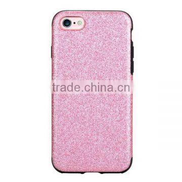 For iphone7 shiny smooth TPU phone case,glitter tpu back case for iphone7