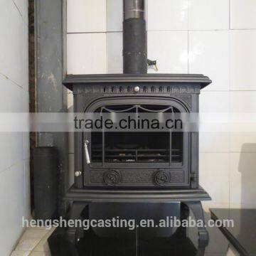 2015 Hot Sell Antique Indoor Wood Burning Cast Iron Stove photo-4