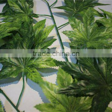 Artificial Plants Artificial Leaf Branch Decor Green Maple Leaf photo-2