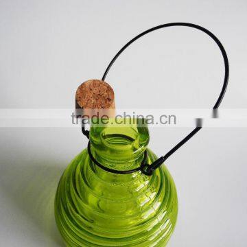 Colored Glass Bee Catcher With Handle photo-3