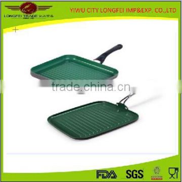 Cookware Saucepan Square Aluminium Tensile Fry Pan