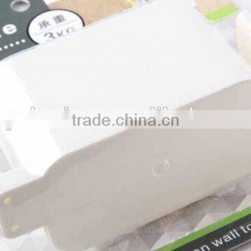 Sticking Hook Type With 5 Holes and 2 Hooks Plastic Toothbrush Holder photo-4