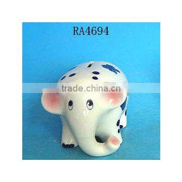 elephant shape ceramic money saving box