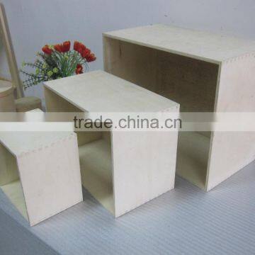 Unfinished Wood Box Without Lid Best Selling Wood Art Craft photo-5