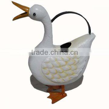 YS11842 Best selling metal duck animal flower planters