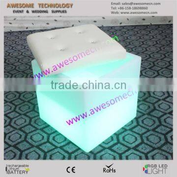 40cm Illuminated Modern LED Plastic Open Cube With Pad (cb470) photo-4